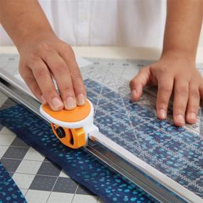 img 1 attached to 🔪 Fiskars 6x24 Inch Rotary Cutter and Ruler Combo: Enhance Your Cutting Precision