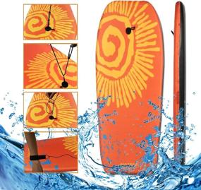 img 3 attached to Panda Eye Bodyboard Lightweight High Speed Sports & Fitness for Water Sports