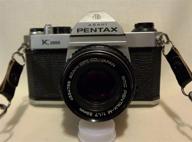 📷 pentax k1000 manual focus slr film camera bundle with 50mm pentax lens logo