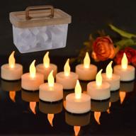 🕯️ goodlights flameless candles 24-pack led votive battery operated - realistic tea light candles for festival decor логотип