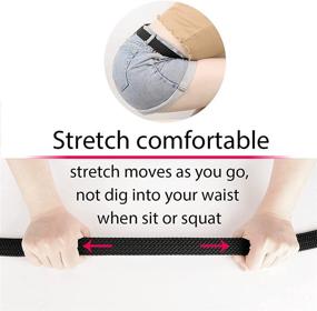 img 2 attached to 👗 Drizzte 47-Inch Women's Stretch Elastic Accessory for Women