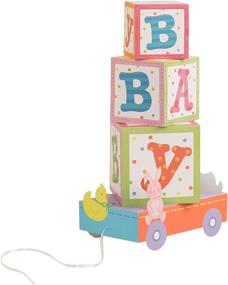 img 3 attached to 👶 Simplicity Wilton ABC Blocks Baby Shower Centerpiece: Adorable 8" L x 5" W x 14.5" H Decoration Delight