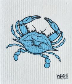 img 1 attached to Wet It Swedish Dishcloth Crab