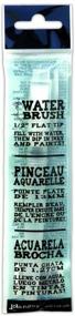 img 1 attached to 🖌️ Ranger TIP33097 Tim Holtz 6-Inch Water Brush: Broad Brush Nib for Effortless Watercoloring