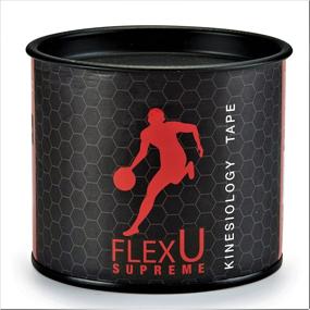 img 3 attached to 🏋️ FlexU Kinesiology Tape: Single Roll - Pre-Cut or Continuous | Advanced Strength, Flexibility, and Longer Lasting Therapeutic Recovery | Sports Tape