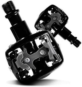 img 1 attached to 🚵 Wellgo MTB Mountain Bike Pedals and Cleats SPD Compatible WPD-823