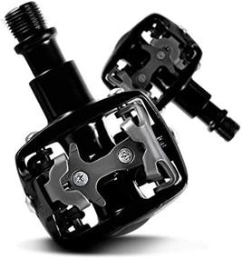 img 2 attached to 🚵 Wellgo MTB Mountain Bike Pedals and Cleats SPD Compatible WPD-823