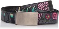 buckle down belt: love kills tattoo - edgy style meets bold statement logo