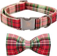 🎀 elegant small dog collar with bowtie, comfortable bowtie dog collar, adjustable collar for small, medium, and large dogs and cats логотип