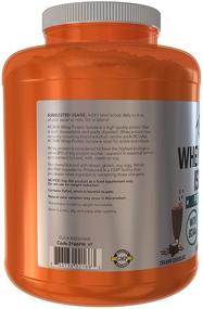 img 3 attached to NOW Sports Nutrition Creamy Chocolate Whey Protein Isolate - 25g BCAAs - 5lb Powder (Brown)