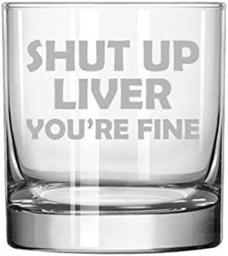 img 1 attached to 🥃 Premium Whiskey Highball Glass with Rock Design for Optimal Liver Experience