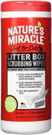 🔄 powerful litter box scrubbing wipes: nature's miracle solution! logo