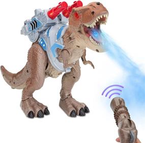 img 4 attached to Remote Control Dinosaur Toys Kids