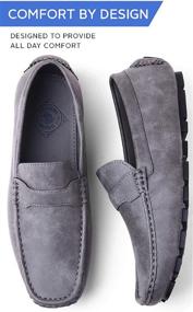 img 3 attached to Men's Gallery Seven Driving Shoes - Ideal Loafers & Slip-Ons for Men