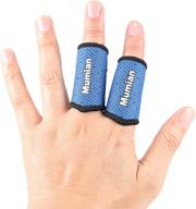 🔵 blue small mumian finger sleeve logo