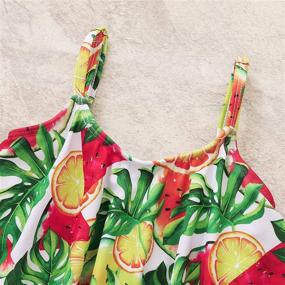 img 2 attached to Swimsuit Sleeveless Swimwear Two Piece Pineapple Apparel & Accessories Baby Girls