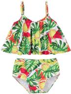 swimsuit sleeveless swimwear two piece pineapple apparel & accessories baby girls logo