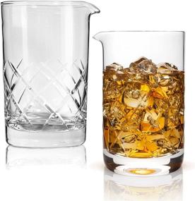 img 4 attached to 🍹 Cocktail Mixing Glass Weighted Set: Perfect for Professional Bartenders and Home Mixologists