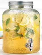 🍹 homephile pebbled beverage dispenser - refresh in gallons! logo