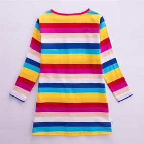 img 3 attached to 👗 JUXINSU LH5835 Fuchsia Toddler Dresses Clothes - Girls' Clothing in Dresses