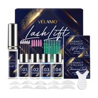 👁️ velamo lash lift kit: professional eyelash perm - enhance and curl your lashes with semi-permanent extensions logo