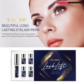 img 3 attached to 👁️ VELAMO Lash Lift Kit: Professional Eyelash Perm - Enhance and Curl your Lashes with Semi-Permanent Extensions