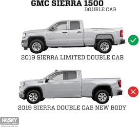 img 1 attached to 🚗 Husky Liners - Rear Wheel Well Guards Black - Fits 2014-2018 GMC Sierra 1500, 2019 Sierra 1500 Limited, 2015-2019 Sierra 2500/3500 (Single Rear Wheels)