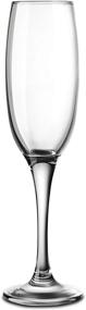 img 2 attached to 🥂 KooK Premium Clear Glass Champagne Flutes: 7oz Classic Pack of 8 with Thin Stem