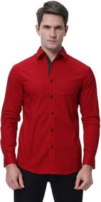 img 2 attached to 👔 Stylish and Comfortable Alex Vando Regular Sleeve Shirts for Men