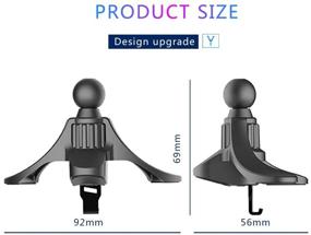 img 1 attached to Высокотехнологичное беспроводное автомобильное зарядное устройство: Инфракрасный смарт-сенсорный держатель для телефона с блокировкой - 10W 7.5W быстрая зарядка Qi - Автоматическое зажимание - Совместимо с автомобильной вентиляцией.