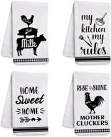 farmhouse kitchen dishcloths housewarming decorative logo