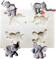 elephant silicone chocolate sugarcraft decorations logo