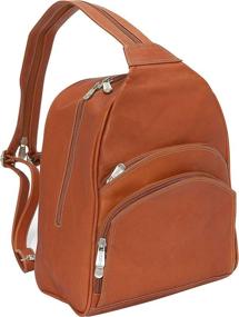 img 1 attached to Piel Leather Backpack Sling Saddle