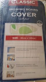 img 1 attached to 👕 J&amp;J Home Fashion Heavy Use Ironing Board Cover and Pad Spots - Premium Quality and Durability for Efficient Ironing