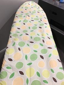 img 2 attached to 👕 J&amp;J Home Fashion Heavy Use Ironing Board Cover and Pad Spots - Premium Quality and Durability for Efficient Ironing