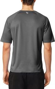 img 1 attached to 🌞 BALEAF Men's Quick-Dry Rashguard Swim Shirt UPF 50+ in Solid Colors, Offering Sun Protection