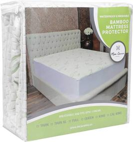 img 1 attached to Mea Cama Bamboo Mattress Protector