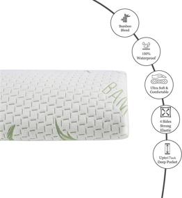 img 3 attached to Mea Cama Bamboo Mattress Protector