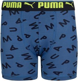 img 2 attached to Высокопроизводительные наборные трусы-боксеры для мальчиков PUMA: предложение 2 штуки!