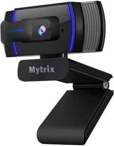 img 4 attached to 📷 AutoFocus 1080p Webcam with Microphone and Privacy Cover - Mytrix Full HD USB Web Camera for PC Mac Laptop Desktop | Noise Reduction | Streaming, Zoom Meeting, Skype, FaceTime, Hangouts, YouTube