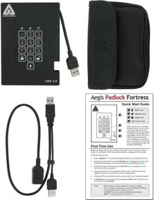 img 1 attached to 🔒 Secure Your Data with Apricorn 2TB Aegis Padlock Fortress FIPS 140-2 Level 2 USB 3.0 Hard Drive for PIN Access (A25-3PL256-2000F)