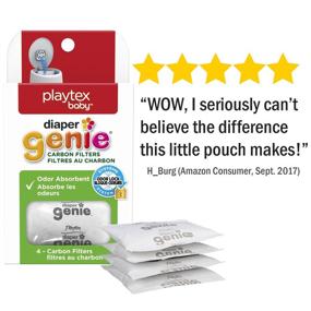 img 1 attached to 👶 Diaper Genie Carbon Filter for Odor Elimination – Perfect for Diaper Genie Complete