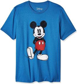 img 3 attached to 👕 Disney Classic Heather Standing T-Shirt for Men - Optimal Clothing Choice