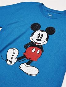 img 2 attached to 👕 Disney Classic Heather Standing T-Shirt for Men - Optimal Clothing Choice