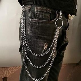 img 4 attached to Jovono Layerd Chains Trousers Jewlery