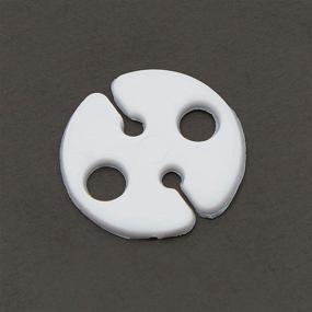 img 1 attached to 🎈 Innovative White Plastic Balloon Clips: Hassle-free Sealing with Round Easy Tie Tool (1 Inch, 200 Pack)