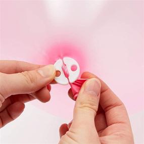 img 2 attached to 🎈 Innovative White Plastic Balloon Clips: Hassle-free Sealing with Round Easy Tie Tool (1 Inch, 200 Pack)