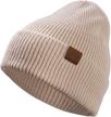 lucky leaf slouchy knitted skullcap outdoor recreation for climbing logo