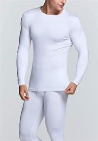 img 2 attached to 🔥 TSLA Men's Thermal Underwear Set: Microfiber Soft Fleece Lined Long Johns for Winter Warmth