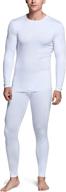 🔥 tsla men's thermal underwear set: microfiber soft fleece lined long johns for winter warmth логотип